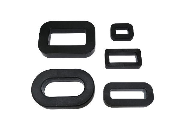 Square and oval cased core for common mode choke